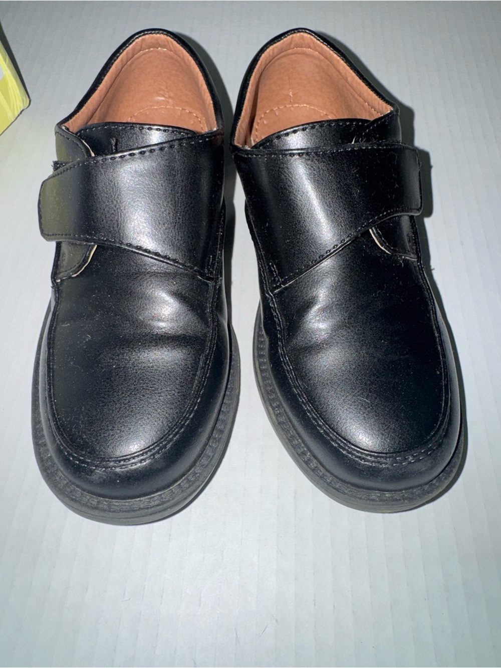 Classic Black Leather boys Dress Shoes